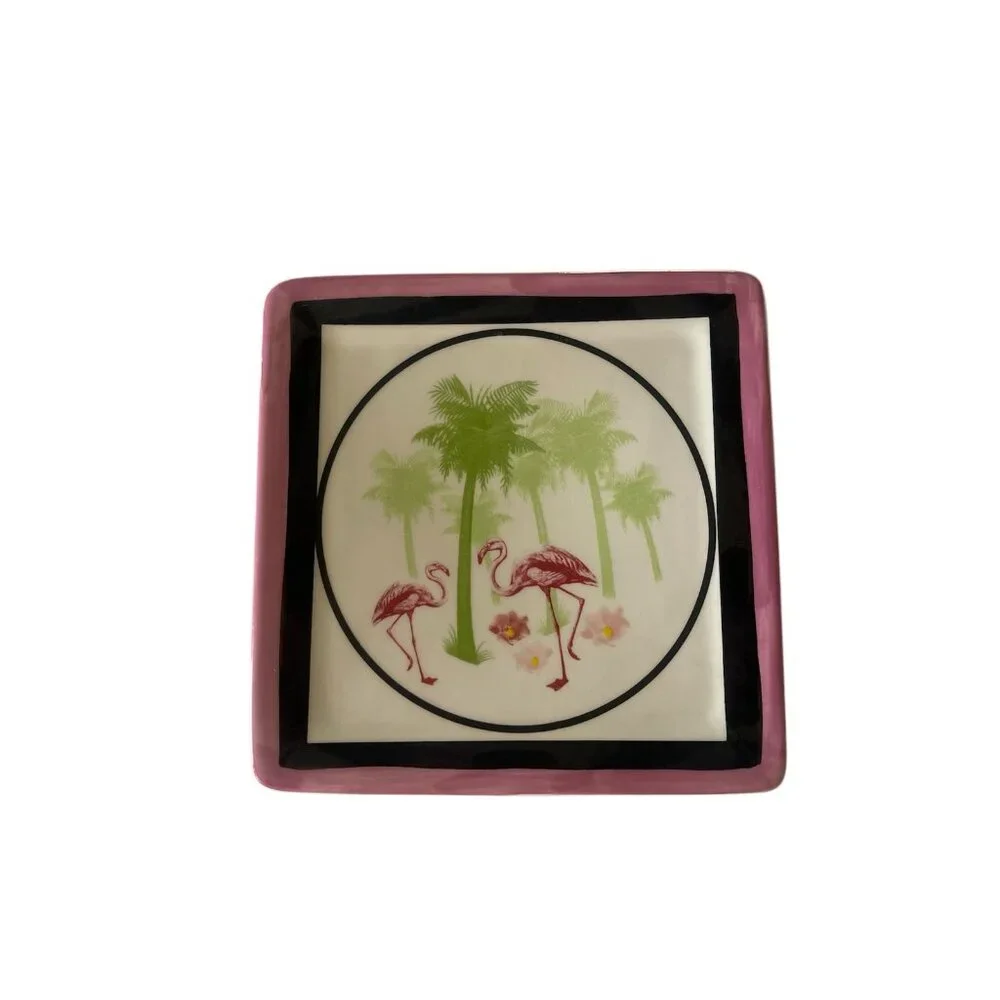 NWT Las Vegas Flamingo Ceramic Decorative Plaque.‎